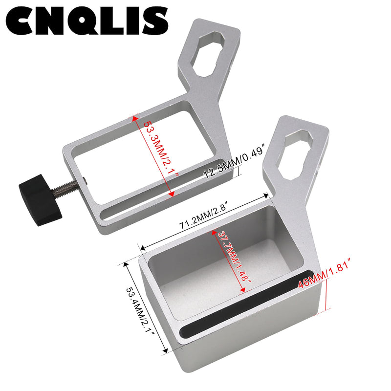 CNQLIS Level Mount Holder for Milwaukee Packout Tool Boxes, Fits Packout Organizers, Includes Set Screws, Creative Mods & Upgrades for Milwaukee Packout tool box – Left Side