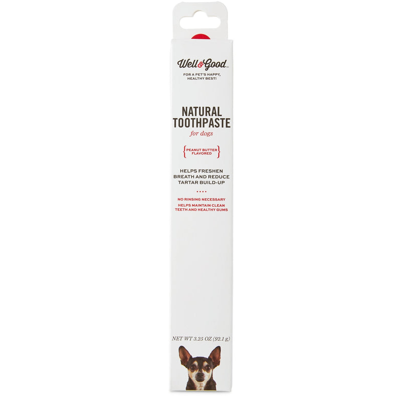 Well & Good Tartar Control Toothpaste for Dogs, Peanut Butter Flavor, 3.25 oz. - PawsPlanet Australia