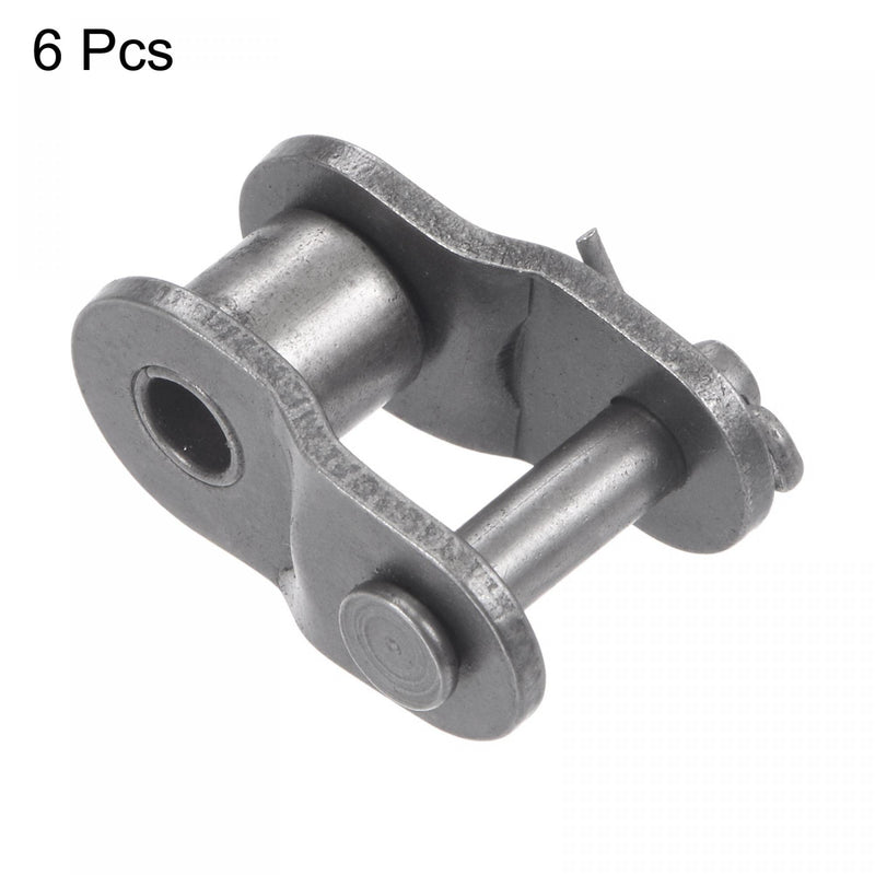 uxcell 6Pcs #50 Chain Offset Half Link Roller, 5/8" Pitch Carbon Steel, Standard Chain End Connector Split Links for 10A Chain - NewNest Australia