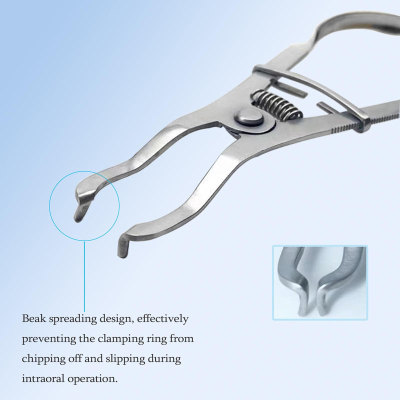 Dental Sectional Matrix Plier, Metal Matrics Band Forceps, Placement Resin Clamping Ring Clip, Lab Dentistry Tools Stainless Steel