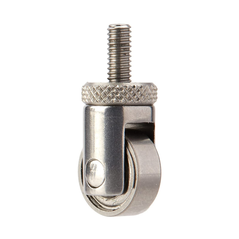 NUEAYMS Roller Contact Point for Dial Gauge 10mm Diameter Wheel M2.5 Thread Dial Gauge Accessories Stainless Steel Dial Metric Dial Contact Point Dial Holder 1/4 Dial