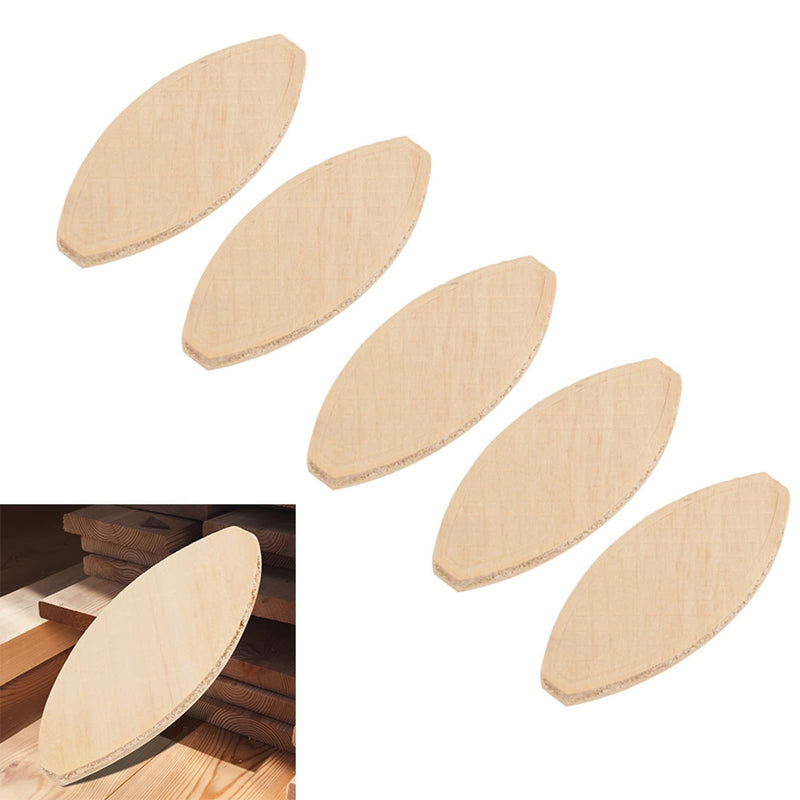Wood Biscuit Size 20# - Solid Wood Joining Biscuits with Better Adhesive Performance - 100pcs, Beech Material (20#)