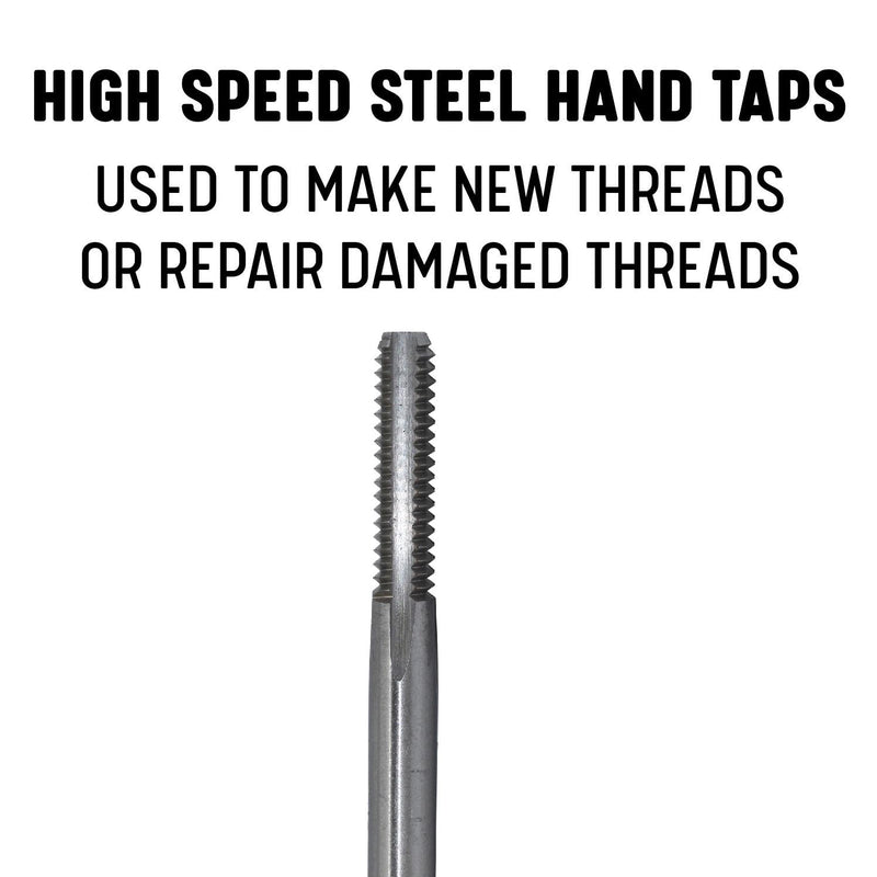 Drill America - DWTB12X1.75 m12 x 1.75 High Speed Steel Metric 4 Flute Bottoming Hand Tap, DWT Series