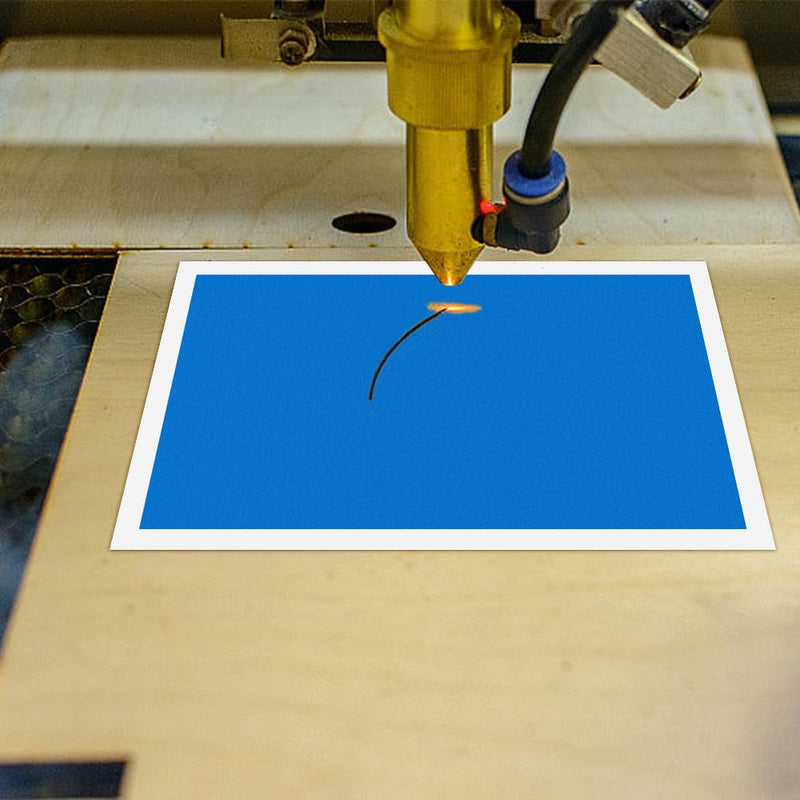 PLIGREAT 12 Colors Laser Engraving Marking Paper, Marking Color Paper with Scraper for Fiber Marking and Engraving on Metal Ceramics Glass Cutting and Engraving