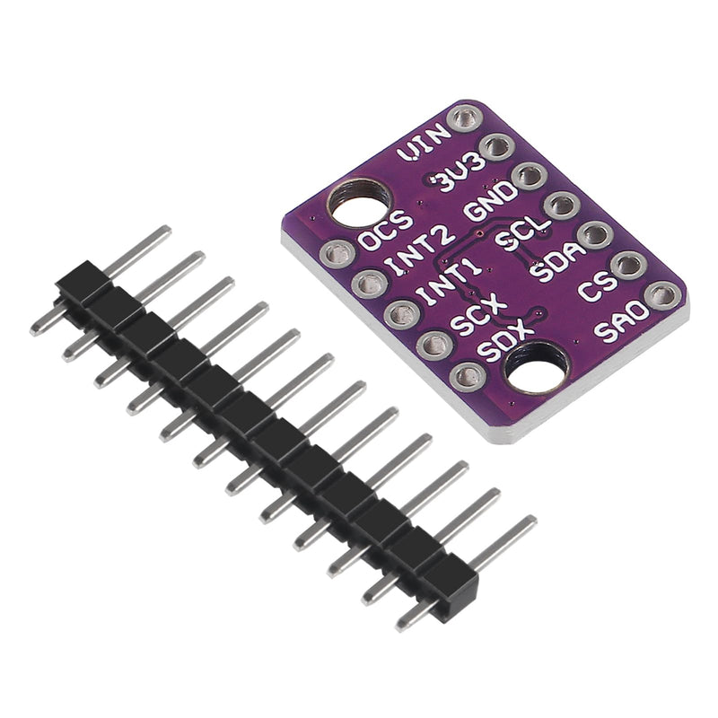 4PCS GY-BMI160 Module GY-BMI160 6DOF 6-axis Sensor Module Gravity Sensor Accelerometer Gyroscope Acceleration Gravity Sensor IIC I2C SPI 3-5V
