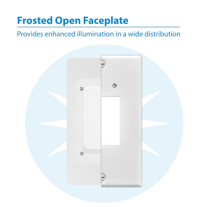 STP2 Frosted White LED Step Light with Photocell (STP2F120WHPC) Horizontal/Vertical