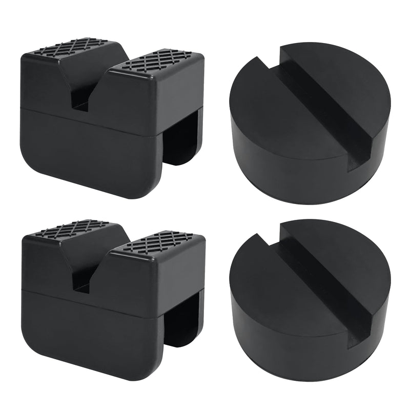 TONDA Jack Pads, Universal Rubber Rail Pinch Weld Protector, Slotted Adapter for Jack Stand and Floor Jack