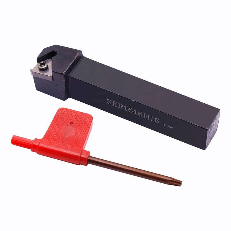 5/8" SER1616H16 SEL1616H16 Lathe Holder Tool with 20pcs 16ER/IR AG60,Pack of 26