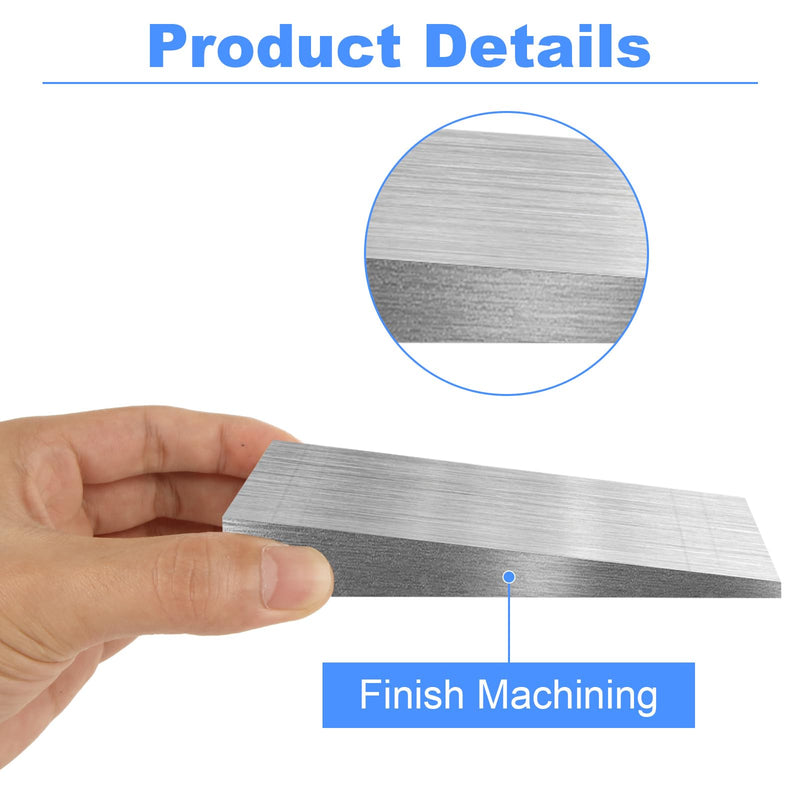 8PCS 4.7x2.4x0.8 Inch Metal Wedge Shims Triangle Flange Wedge, Steel Flange Wedge, Slope Steel Wedges, Metal Welding Tools for Machine Tool Workshop Factory