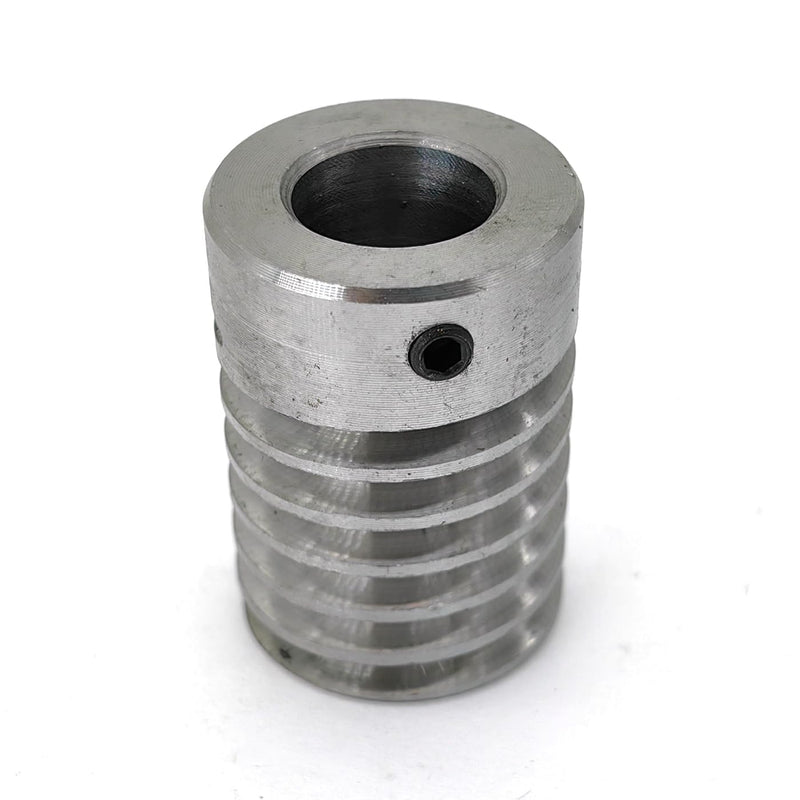 Worm Gear Set 1.5M-20T 20:1 Ratio 1.5 Mod Carbon Steel Rod Shaft 20Teeth Brass Gear Wheel Reduce Transmission Part (Gear-15mm, Rod-15mm Bore) Gear-15mm