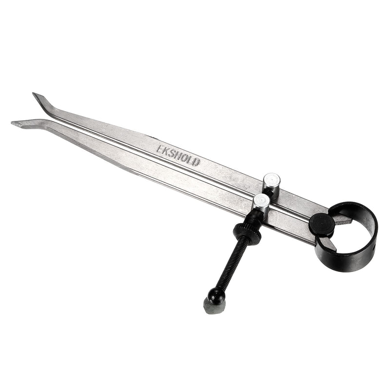 uxcell Spring Inside Caliper 7 Inch Stainless Steel Adjustable Spring Caliper Straight-Leg for Wood Turning Lathe Projects
