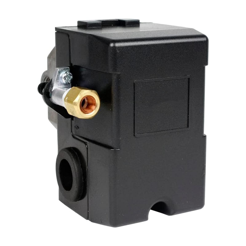 Pressure Switch Air Compressor 145-175 Psi 4 Port 26AMP w/0-200 psi Gauge & 200 psi Pop off valve