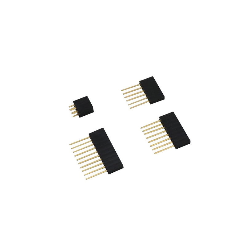 2.54mm Stackable Shield Header Zovfam 110 Pcs 6/8 / 10 Pins and Double Row 3 Pins for Arduino Prototype Shield