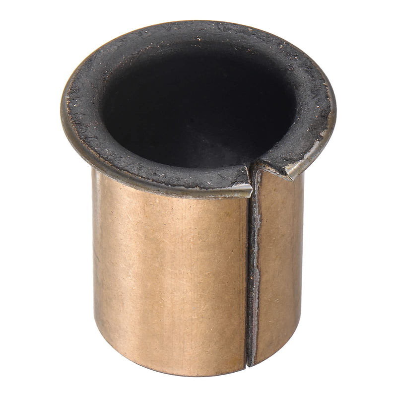 uxcell Flanged Sleeve Bearings 20mm Bore x 23mm OD x 30mm Length x 30mm Flange Dia x 1.5mm Flange Thickness Wrapped Oilless Bushings 20x23x30mm