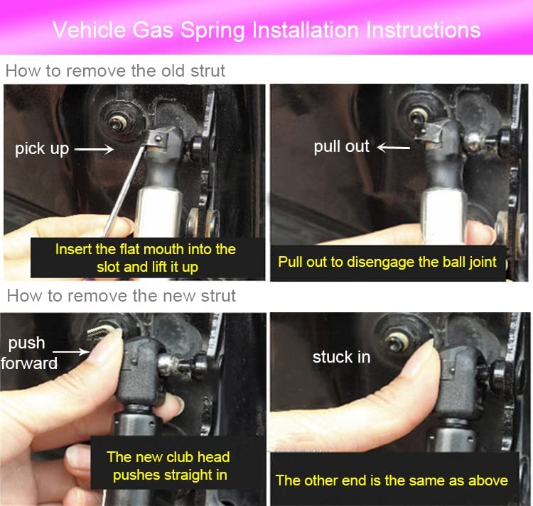 5Pcs Gas Spring End Fitting Connector M6 Female Thread PA66A5 Gas Strut End Fittings Connector Generator Accessories