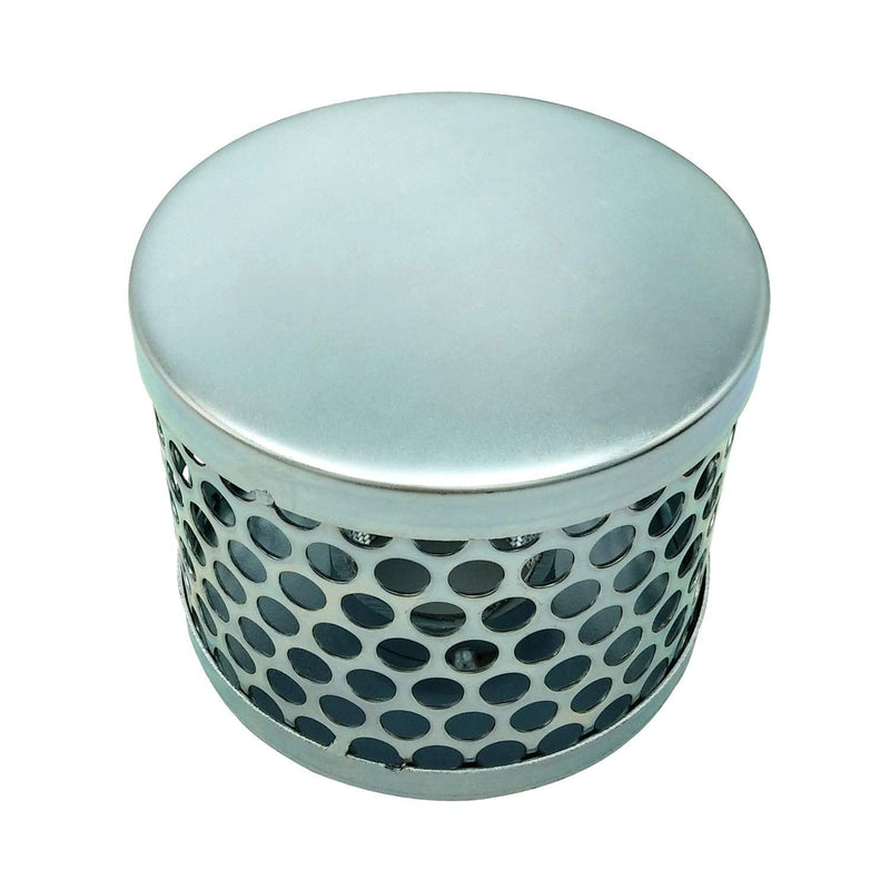 Round Hole Suction Strainers for Pump, Plated Steel (1.5") 1.5"
