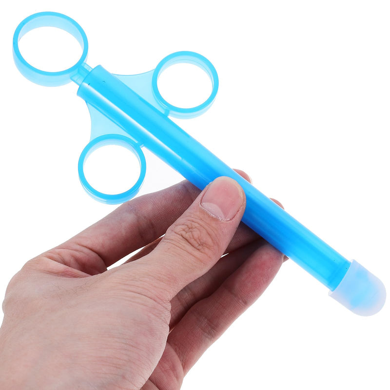 Healifty Lube Applicator Syringe 2Pcs Personal Lubricant Applicator with Smooth Rounded Cap Lube Applicator Syringe with Precise Scales Applied for Women, Men & Couples