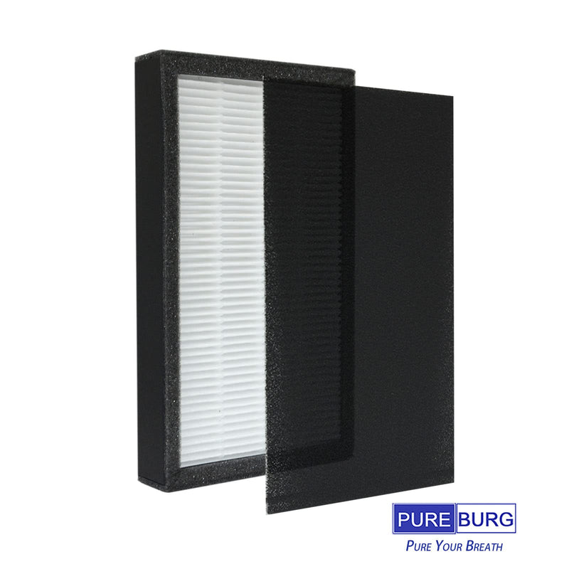 PUREBURG FLT4100 Filter E Compatible with GermGuardian AC4100 Air Purifier