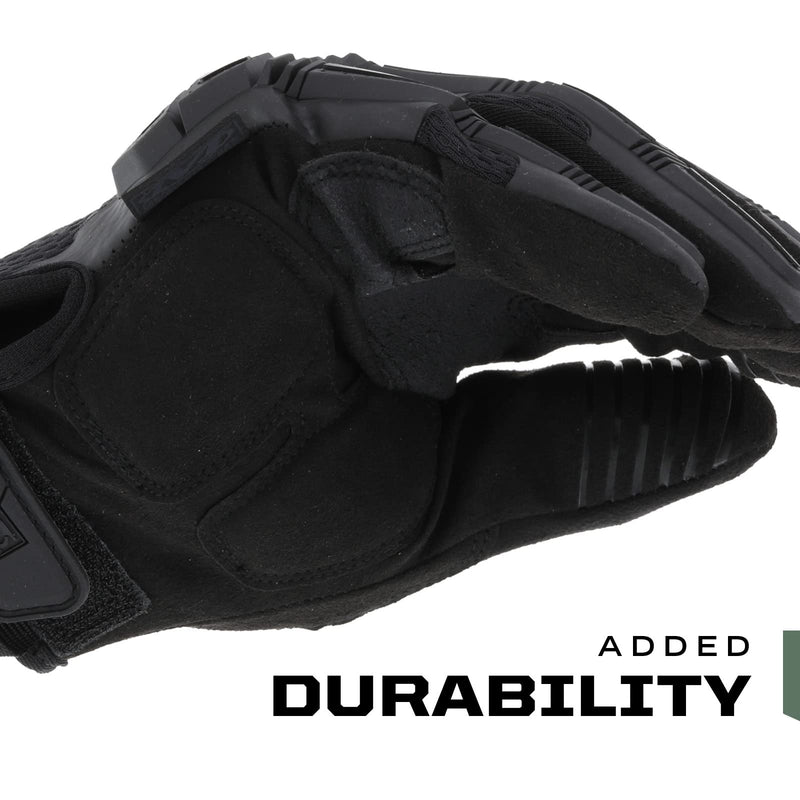 Mechanix Wear: M-Pact Covert Tactical Gloves with Secure Fit, Touchscreen Capable Safety Gloves for Men, Work Gloves with Impact Protection and Vibration Absorption (Black, Large) Black