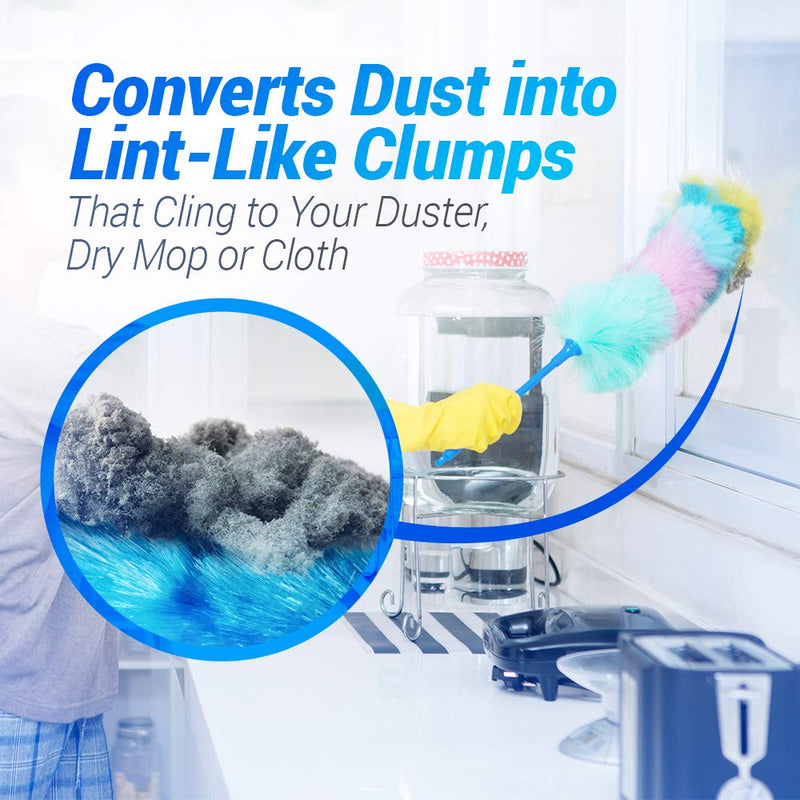 Fuller Brush Duster Spray – 15.5 oz Multi Surface Dust Removing Sprayer - Safe Household Cleaning for Floors, Furniture, Blinds & Car Interiors (Pack of 1) 1 Pack