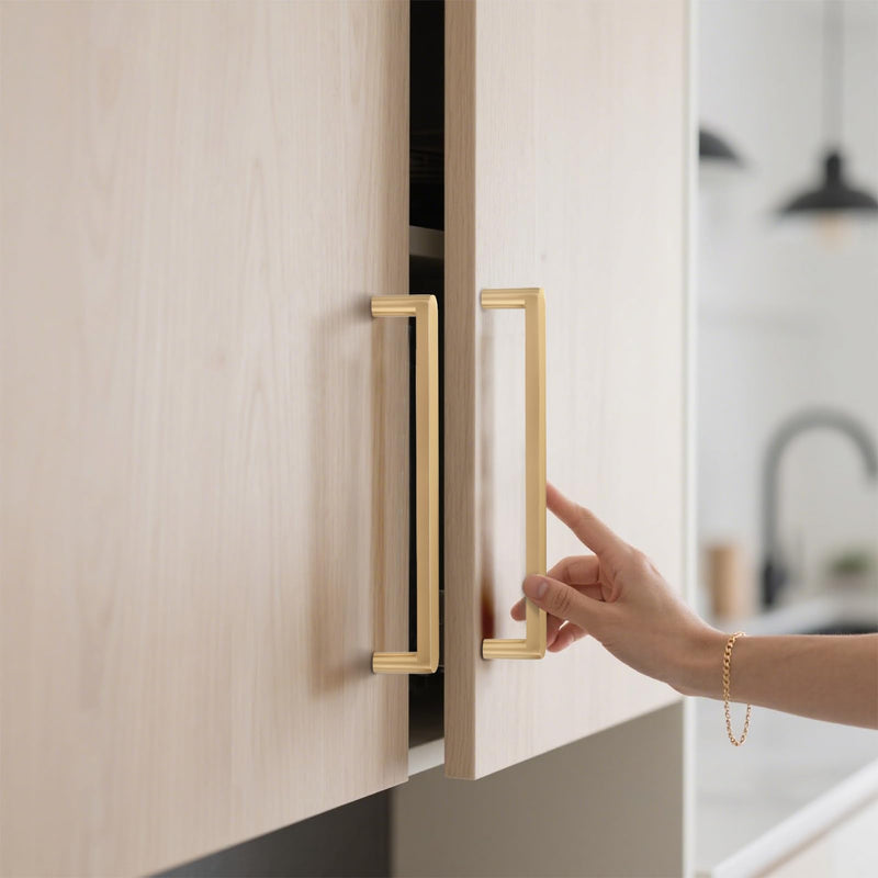 Champagne Bronze Zinc Alloy Solid Cabinet Pulls 7-1/2 Inch(192mm) Hole Center,Heavy Duty Drawer Handles Cabinet Hardware for Bedroom,Dresser,Kitchen 6 Pack 8521 7-1/2 in Hole Centers Champagne Bronze
