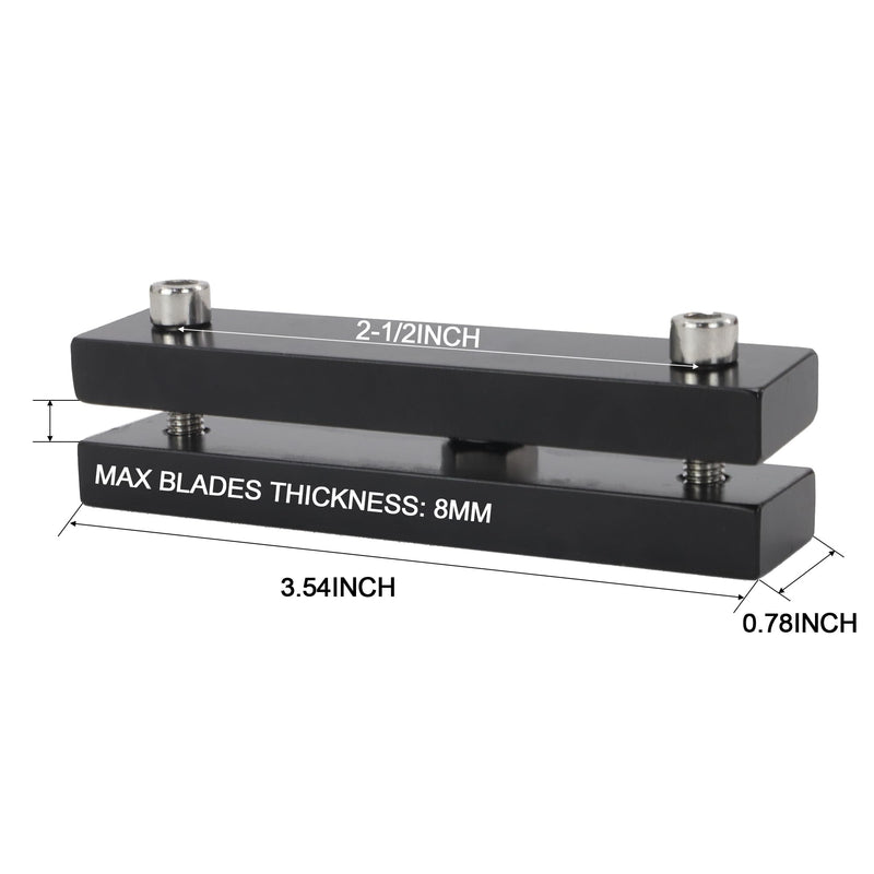 SCOTTCHEN Hardened File Guide Knife Making Tool, Hardened Metal Hardness up to 55, File Guide For Belt Sander, Knife Makers File Guide Knife File Guide