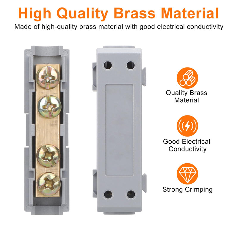 Linkstyle 10PCS 10 AWG Wire Connector Nut Kit, 60A Quick Wiring Connection Terminal, Splicing Quick Wiring Connection Terminal 10 AWG 60A