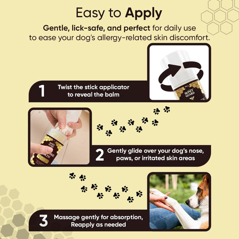 iHeartDogs Honey Guard Paw, Nose & Skin Dog Healing Balm - Manuka Honey, Tallow, Shea Butter & Mango Seed Oil - 2oz - PawsPlanet Australia