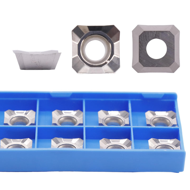 BestParts 10PCS SEHT 43 AFSN Carbide Insert Face Mill SEHT1204 X83 H01 | Lathe Milling Tools Milling Cutter Blade for Aluminium Alloy