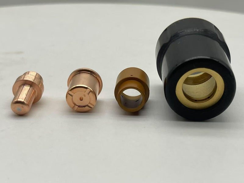 22Pcs CB50 Plasma Consumables Kit for Eastwood Versa-Cut 40 Cutter | Trafimet CB50, 10Pcs PR0016 Electrode, 10Pcs PD0088-12 Flat Nozzle, 1Pc PE0007 Swirl Ring, 1Pc PC0003 Shield Cap
