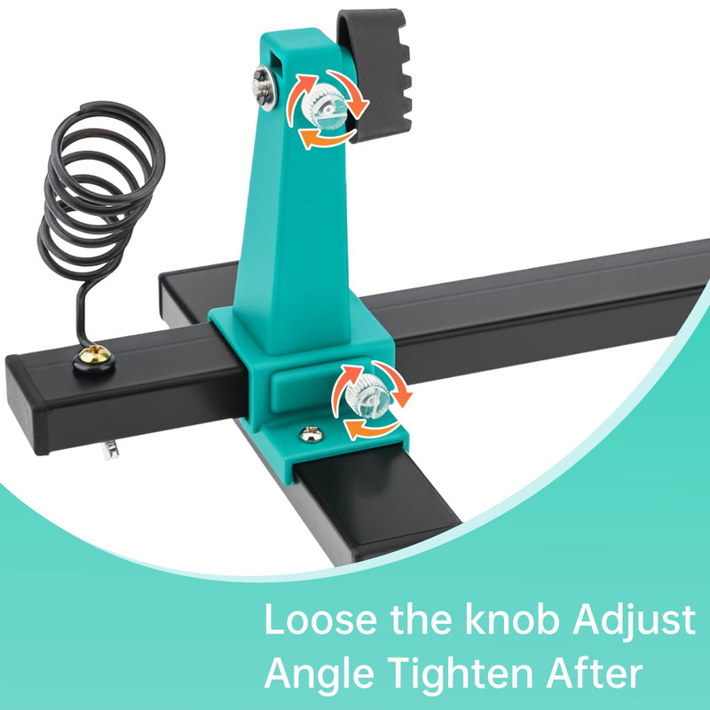 Adjustable PCB Holder Soldering Clamp for Circuit Board Soldering Desoldering Repair with Soldering Iron Pen Holder,Helping Hand Soldering Tool Holder 360 Degree Rotation