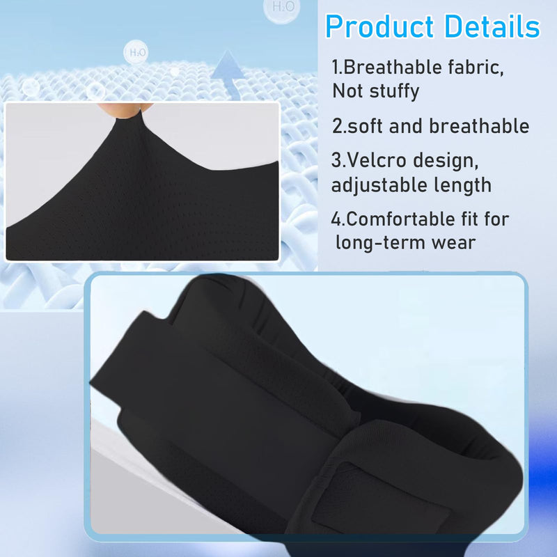 Neck Brace Cervical Collar,Soft Neck Support Relief Neck Pain & Pressure in Spine for Women & Men,Adjustable Neck Support Collar for Sleeping,Travelling,Office (L-19.29"X3.54") L-19.29"X3.54"