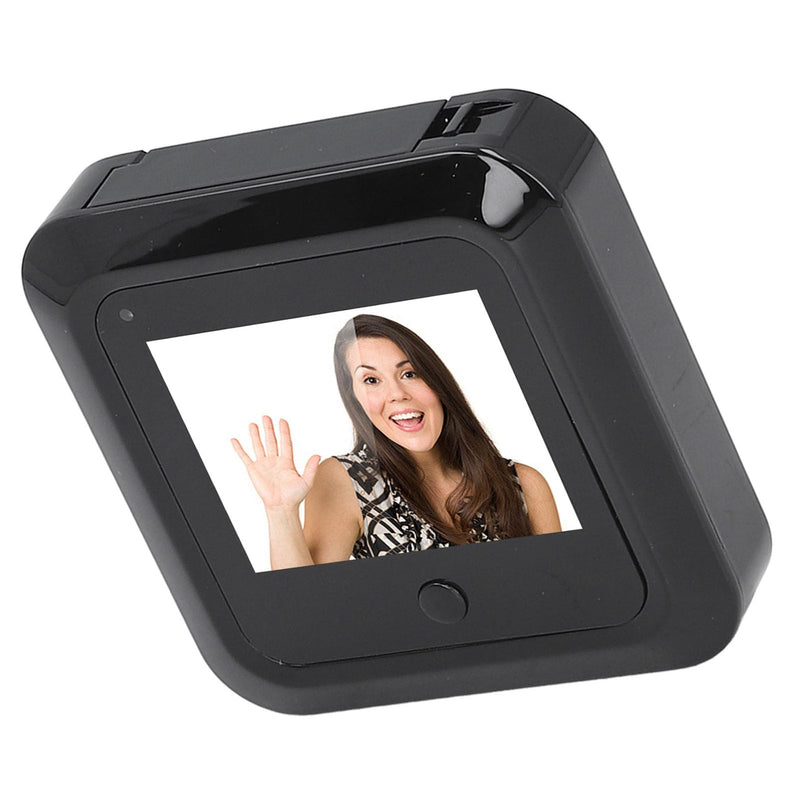 Luqeeg Digital Door Viewer, 2.4 Inch Electronic Door Viewer Bell, 0.3MP & 120° Wide Angle, Dual Power (Battery/USB), Zinc Alloy Security Camera for Front Door, Home Entry Door