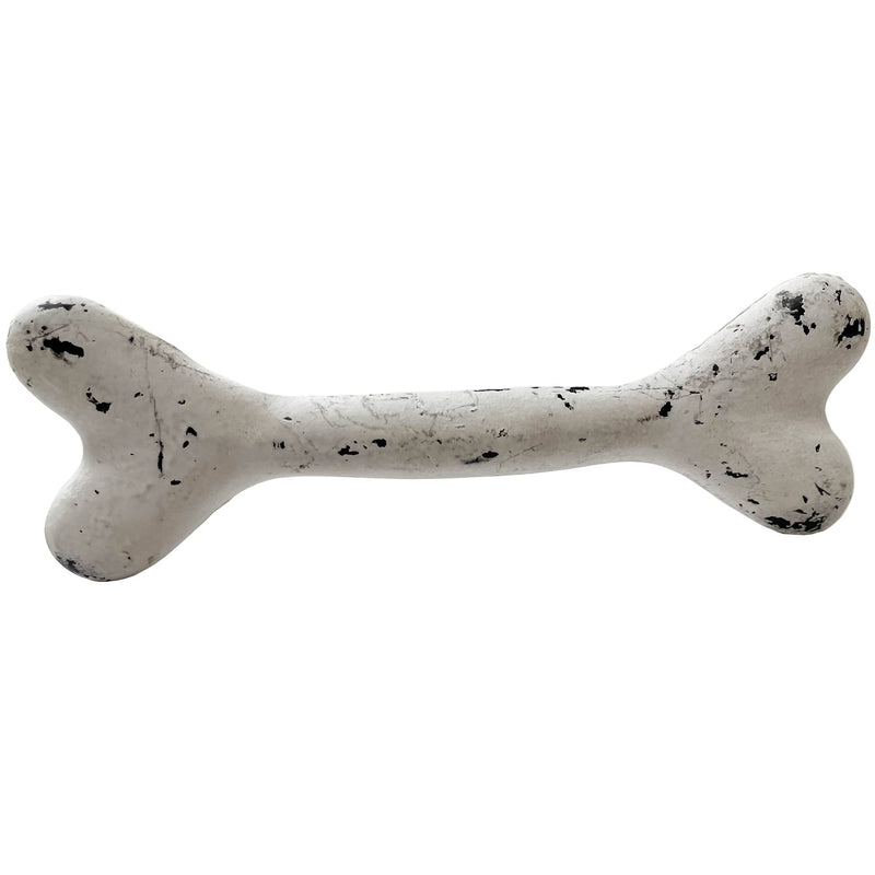 6" Dog Bone Handle Drawer, Cabinet Pull, Classic Country Farmhouse Vintage Style Black-White HN702 (2) 2