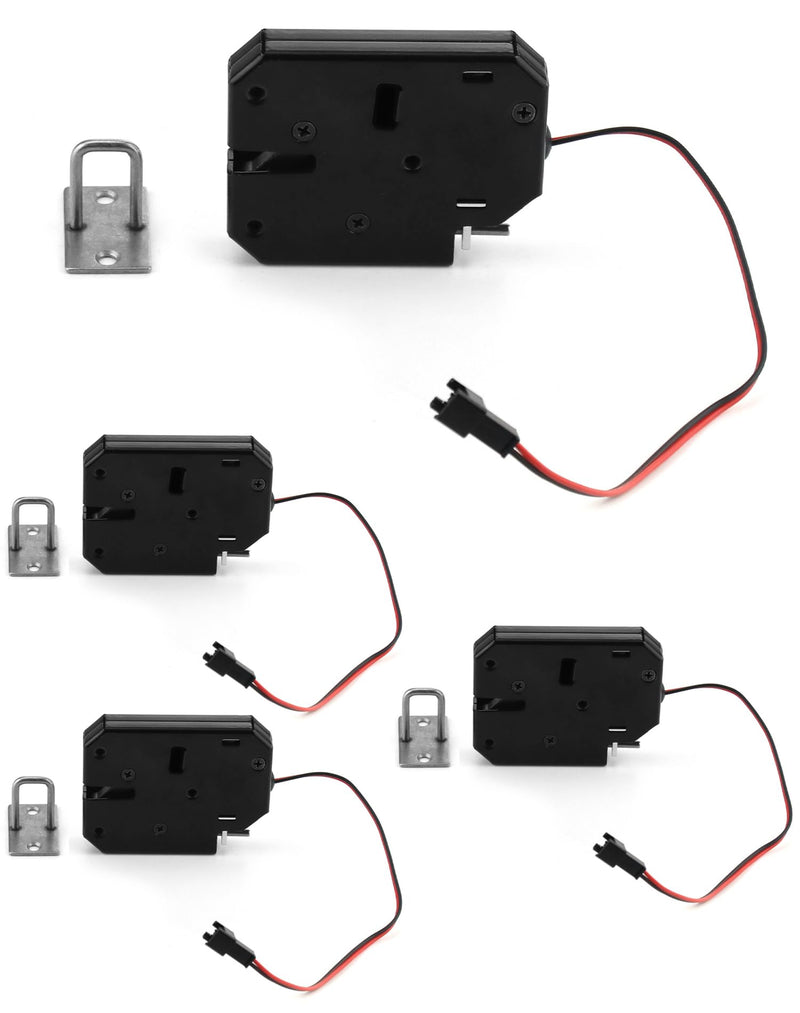 QWORK Carbon Steel Electronic Cabinet Lock - Secure and Convenient Locking Mechanism for Storage Cabinets, Mailboxes