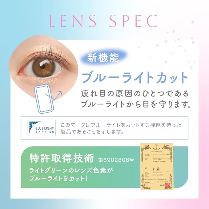 [Official store only] Colored contact lenses Blue light cut Candy Magic 1day [10 pieces] Mello Gray PWR: 0.00 [Prescription/No prescription] Candy magic 1day UV protection - NewNest Australia
