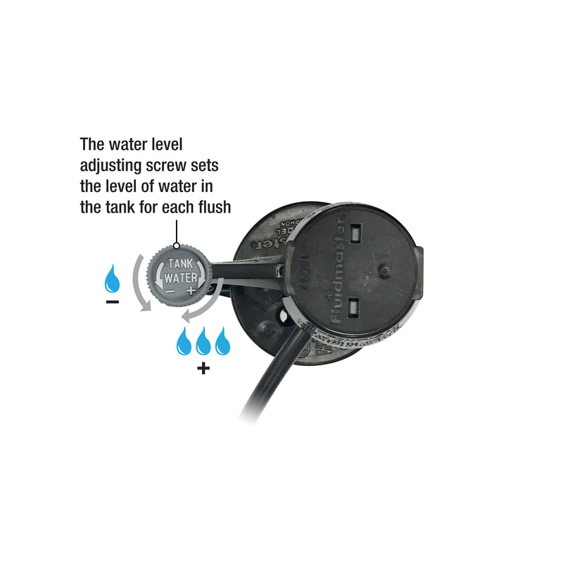 Fluidmaster K-400A-5004 Universal Toilet Fill Valve and 2 in. Toilet Flapper Repair Kit 2- Pack