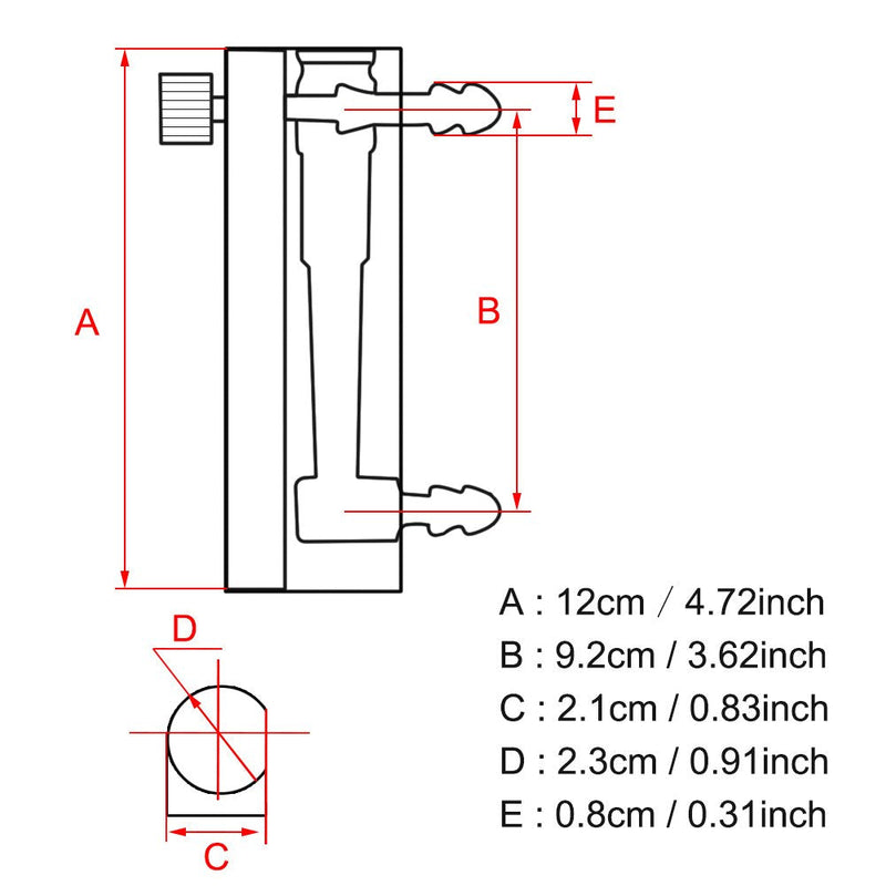 Air Flowmeter, Air Meter Air Flowmeter Control Valve 2.5-25 LPM Flowmeter Suitable for Air Measuring