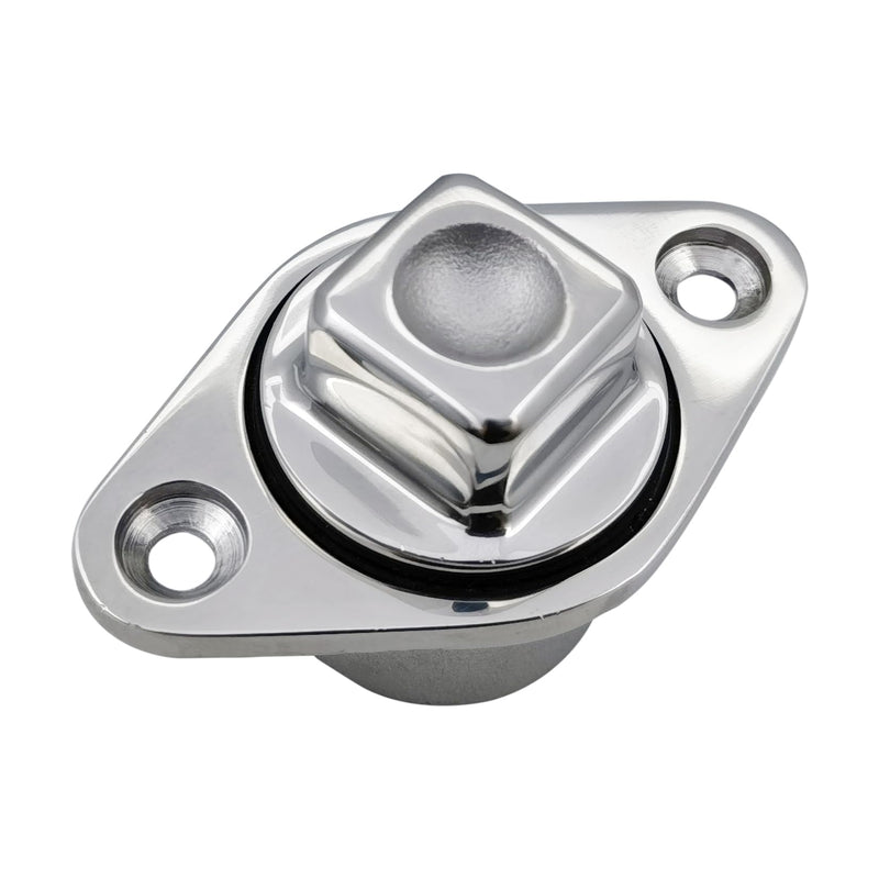Marine Grade Stainless Steel 316 Boat FIT 1-1/4IN Hole Garboard Drain Plug W/Screws and O Ring 2PC