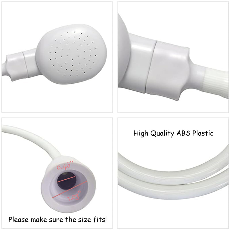9.84FT Sink Spray Hose,Portable Sink Hose Faucet Sprayer, Shampoo Sprayer Handheld Hose Faucet Shower Head Spray Hose for Bathing Baby,Pets,Washing Hair,Rinsing Vegetables 9.84FT