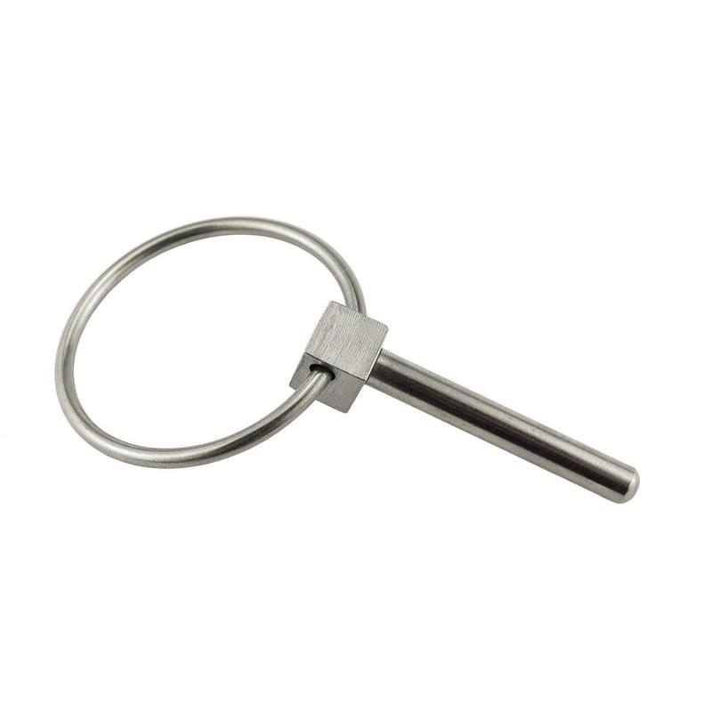 4PCS or 6PCS of Stainless Steel 316 Dia. 6.2mm(1/4in) Farm Tractors Trailers Diggers Lynch Pin Hitch Trailer Pins Boat Trailer Parts Tractor Parts Truck Linch Pin 4 PACKS