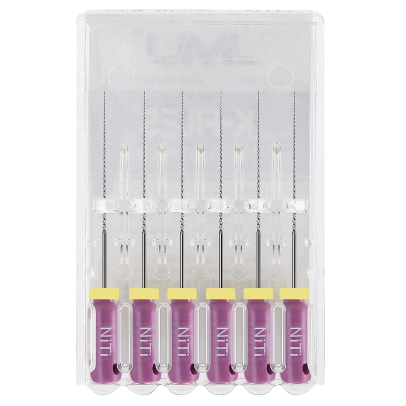 JMU Endodontic Root Canal K Files, #10 NITI Hand Use K-Files 21mm, 6pcs/Box #10 (21mm) 1