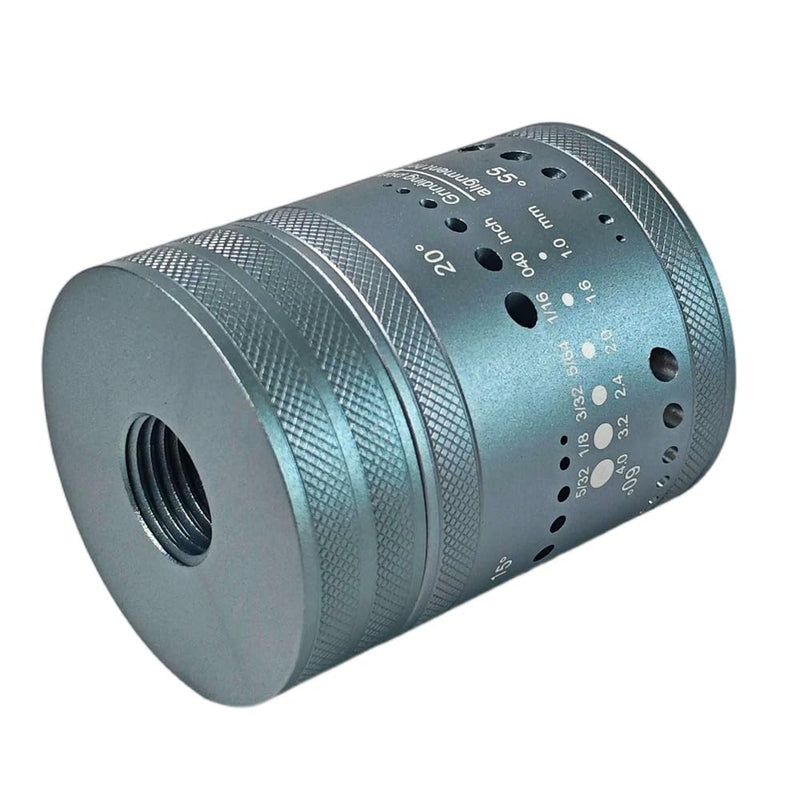 Professional Tungsten Electrode Sharpener Grinder Head TIG Welding Tool | Compatible with 6 Sizes (5/32" to 040") & 8 Angles, Includes 10 Diamond Wheels & 3 CNC Mandrels