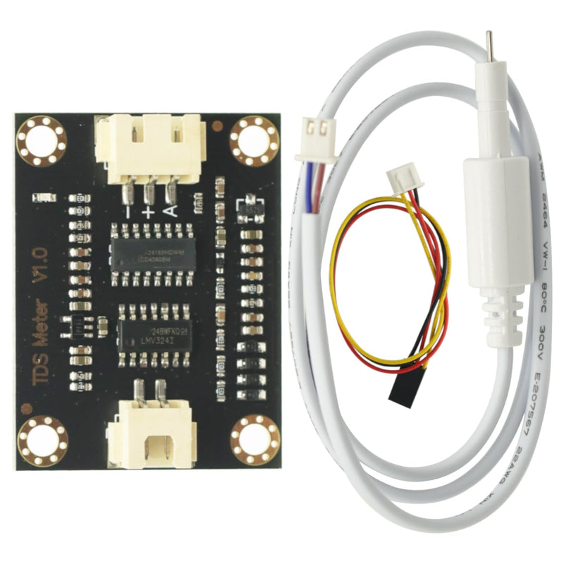 Total Dissolved Solids Meter Analog TDS Sensor TDS Meter Water Conductivity Sensor Tester Liquid Detection Water Quality Monitoring for arduino Raspberry Pi