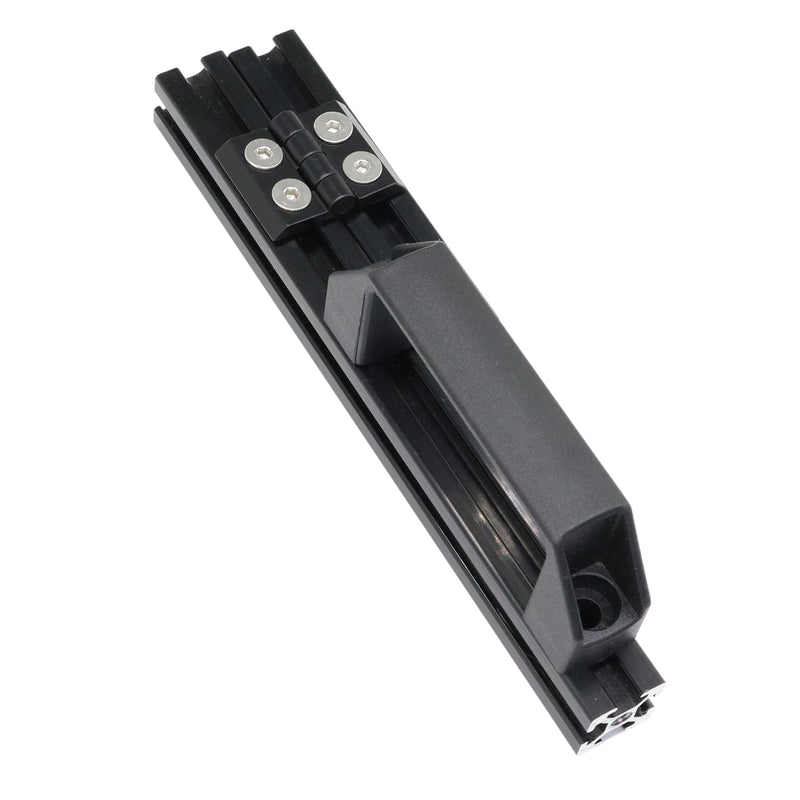 4 Sets 1010 Hinge and 10 Series Extrusion 1.0 Inch Door Handles 1010 Aluminum Profiles Pivot Hinges with Nut for 10/10 1" x 1" Extruded Profile