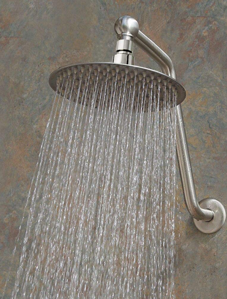 NearMoon Rain Shower Head, Ultra-Thin Design-Pressure Boosting, Awesome Some Experience, High Flow Stainless Steel Rainfall Shower Head (8 Inch,Chrome Finish) 8 Inch Chrome Finish