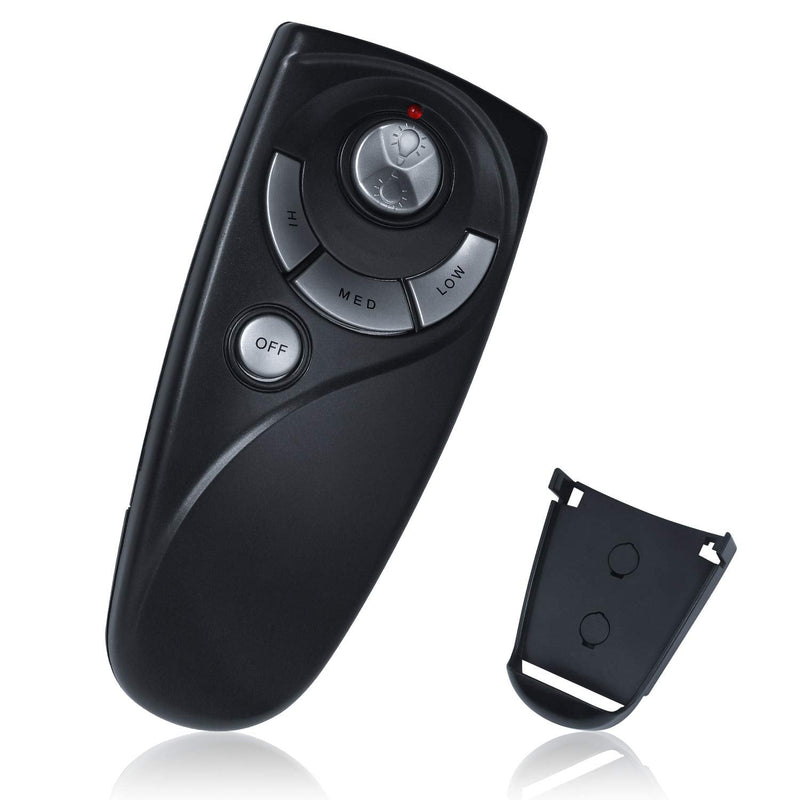 UC7083T Ceiling Fan Remote Control Replacement of Hampton Bay with Dim Light,3 Speed Control with Wall Mount Only Remote
