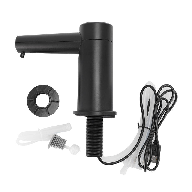 Zunate Touchless Built in Sink Soap Dispenser | Automatic Deck Mounted Pump with 2 Adjustable Dispensing Modes for Kitchen & Bathroom | for Hand & Dish Liquid (Gel Original Liquid Version) Gel Original Liquid Version