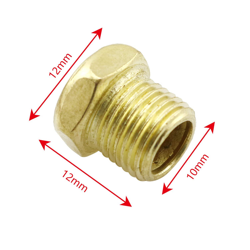 ZYAMY 4pcs Sintered Bronze Breather Vent 1/8" NPT for Single Acting Cylinders or Valves 1/8Inch