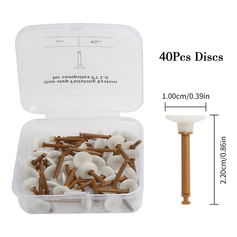 Dental Composite Polishing Disc 1-Step System CA 2.35mm Cup Shape P7 | Dentistry Finishing Polisher Lab Tools for Whitening, medical students and clinics